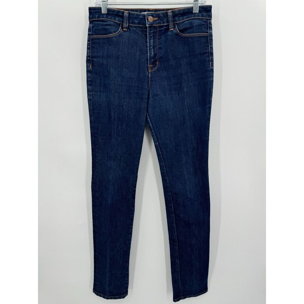 J BRAND Bardot Pencil Leg Dark Wash Skinny Straight Jeans Size 30